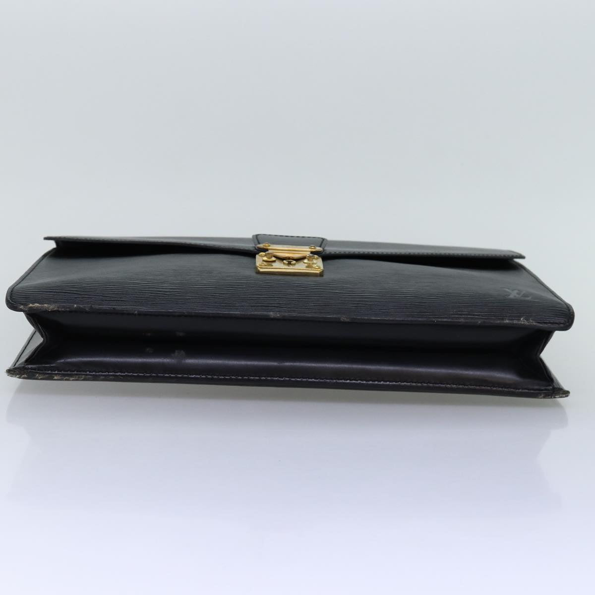 LOUIS VUITTON Epi Porte Documents Bandouliere Briefcase Black M54467 74087