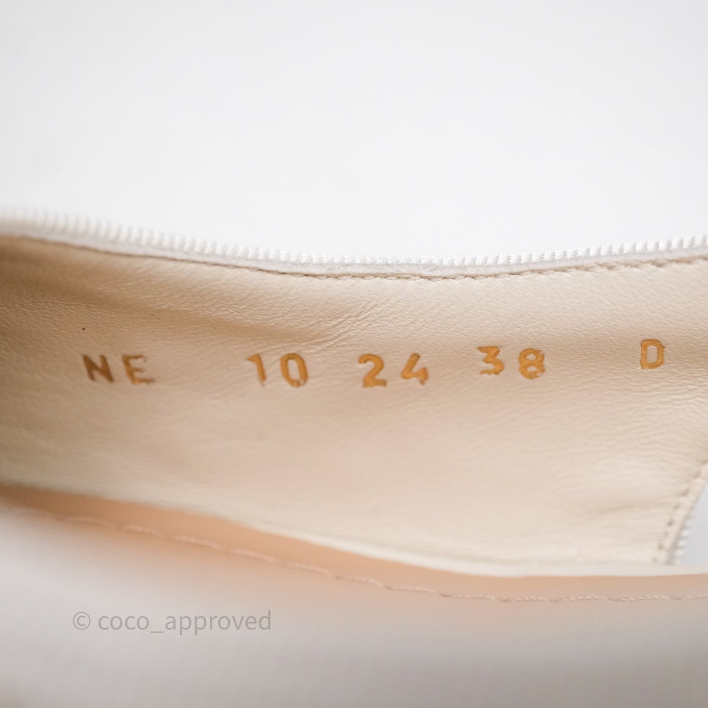 Dior Ballet Slingback Pump White Cannage Tweed Gold-Tone Metallic Thread