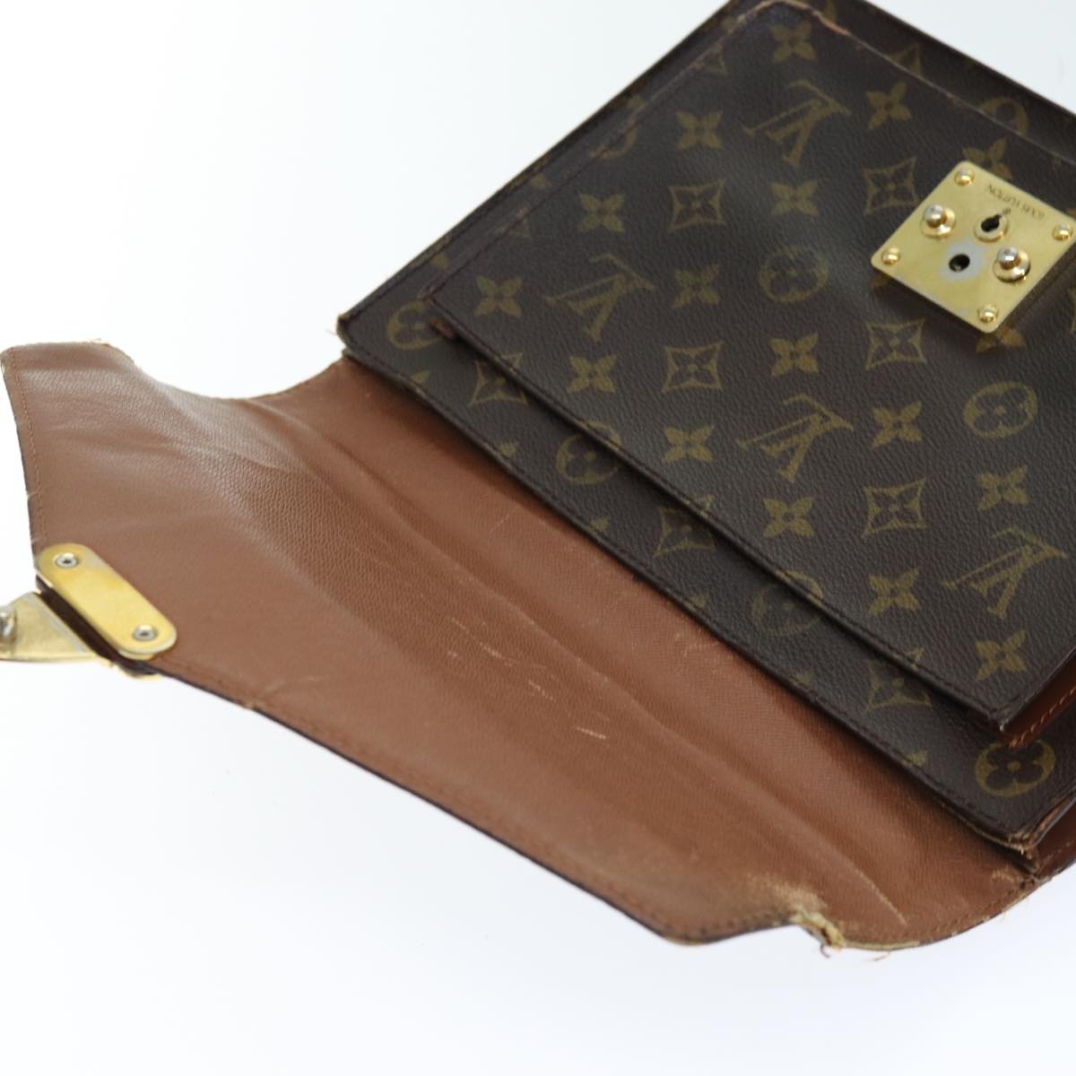 LOUIS VUITTON Monogram Monceau Hand Bag 2way M51185 LV 74124