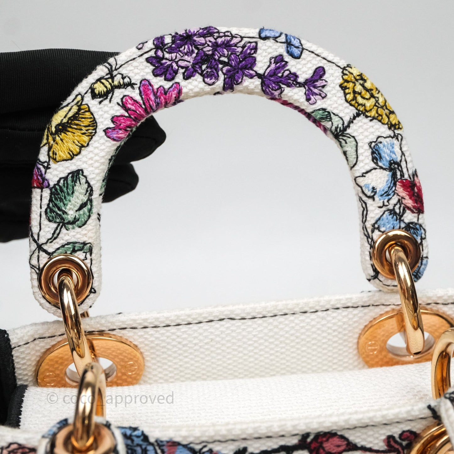 Christian Dior Mini Lady D-Lite Bag Florilegio Embroidered