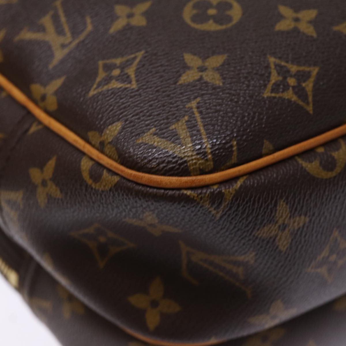 LOUIS VUITTON Monogram Reporter PM Shoulder Bag M45254 LV 74136