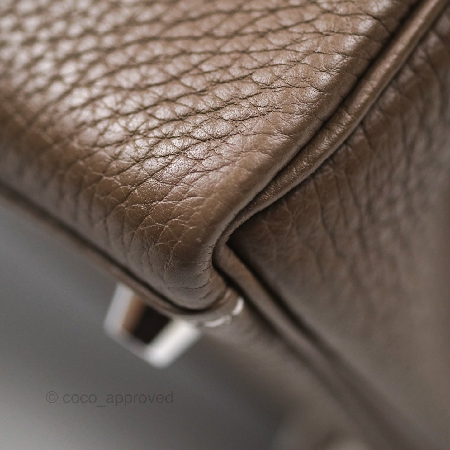 Hermès Kelly 28 Retourne Etoupe 18 Clemence Palladium Hardware