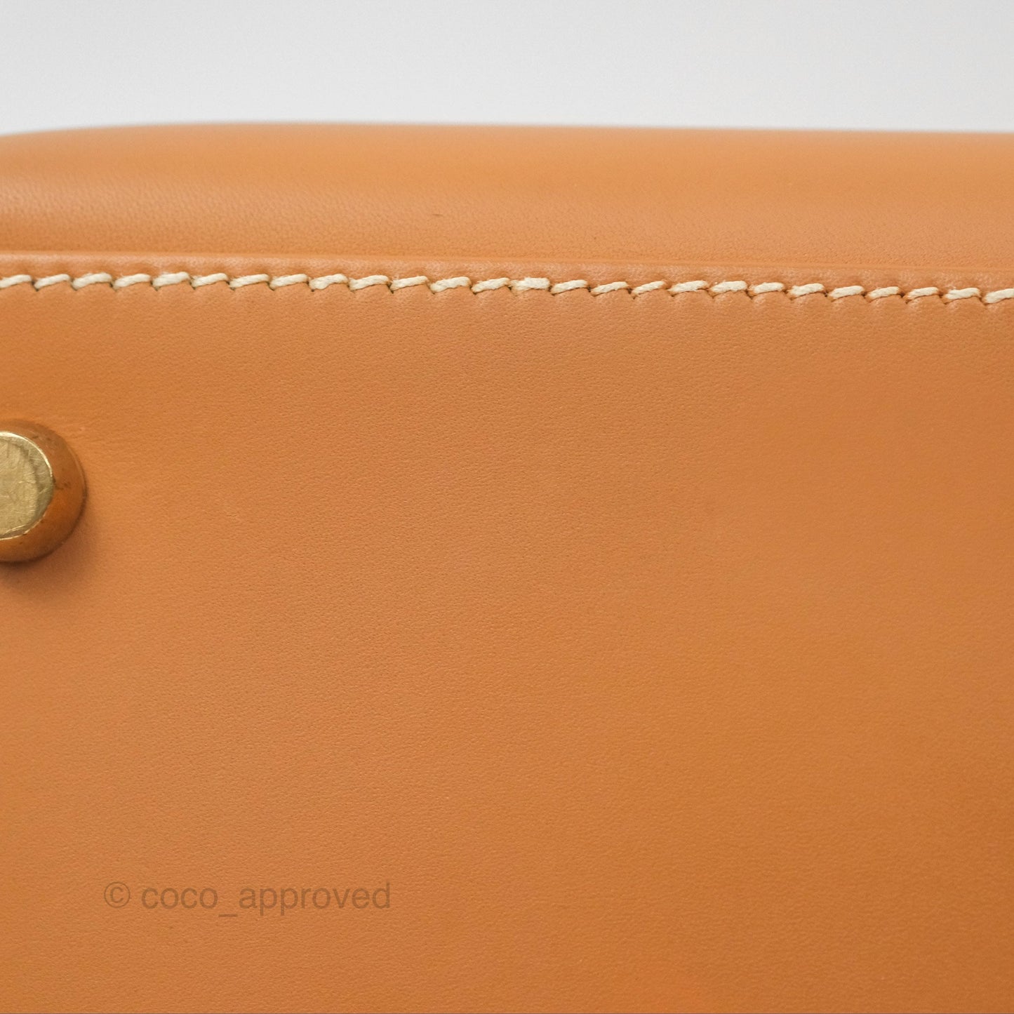 Hermès Vintage Kelly 28 Sellier Gold Calf Gold Hardware