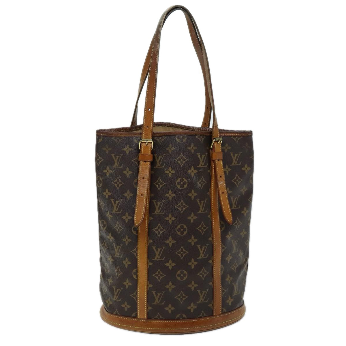 LOUIS VUITTON Monogram Bucket GM Shoulder Bag M42236 LV 74163