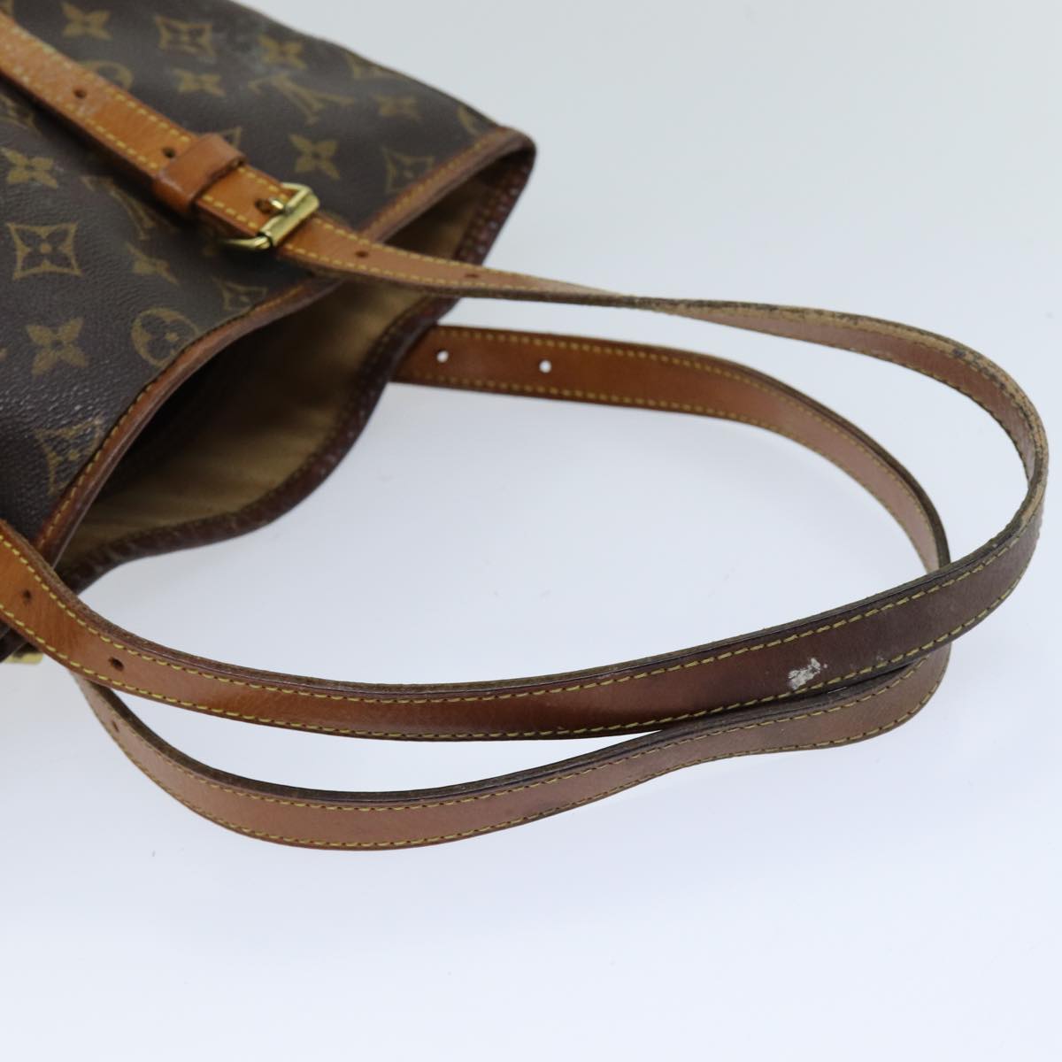LOUIS VUITTON Monogram Bucket GM Shoulder Bag M42236 LV 74163