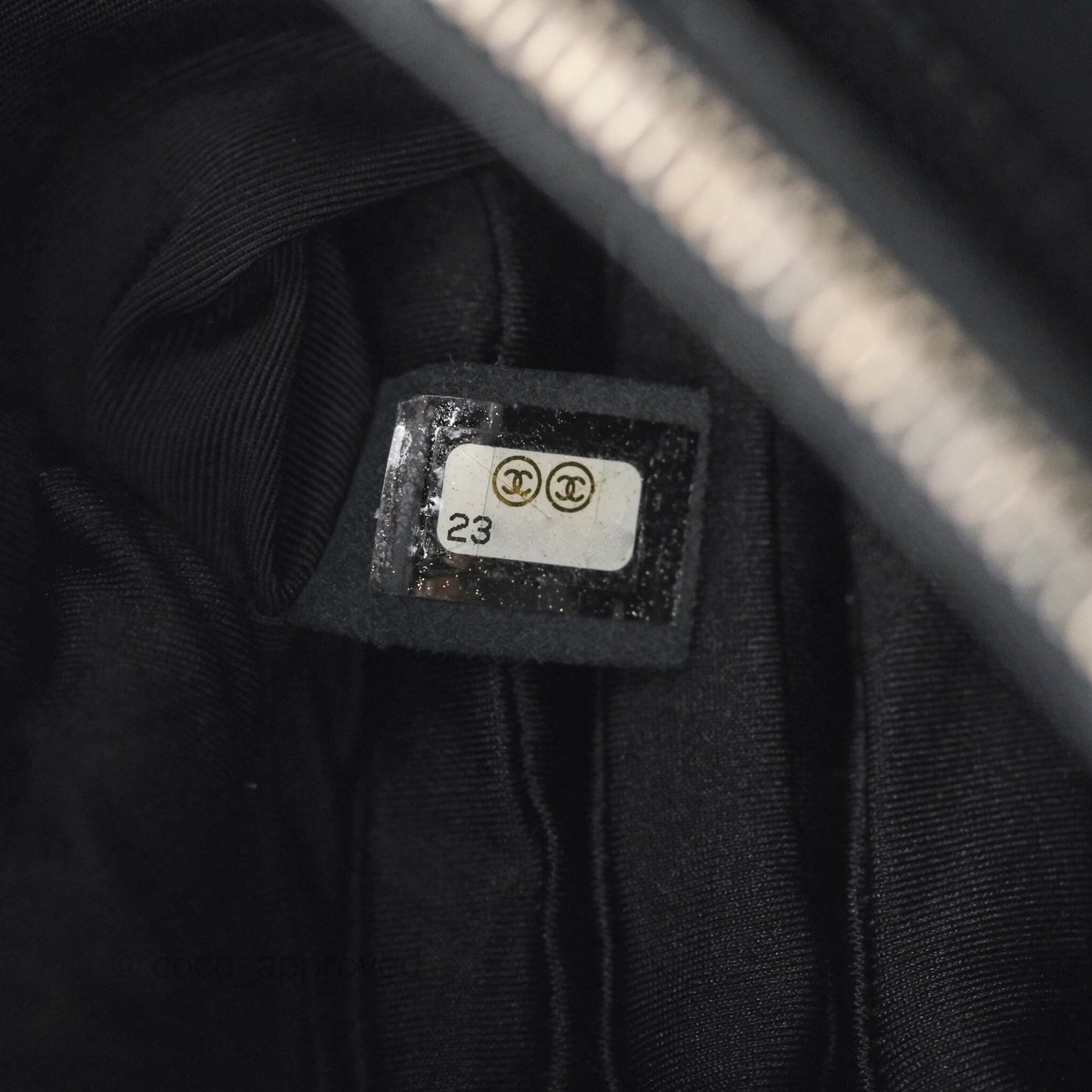 Chanel Quilted Small City Shopping Bag Black Caviar Ruthenium Hardware