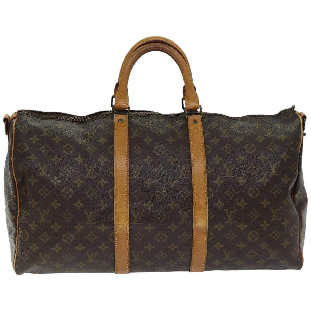 LOUIS VUITTON Monogram Keepall Bandouliere 50 Boston Bag M41416 LV 74177