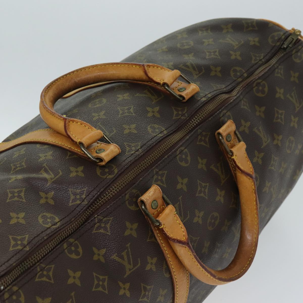 LOUIS VUITTON Monogram Keepall Bandouliere 50 Boston Bag M41416 LV 74177