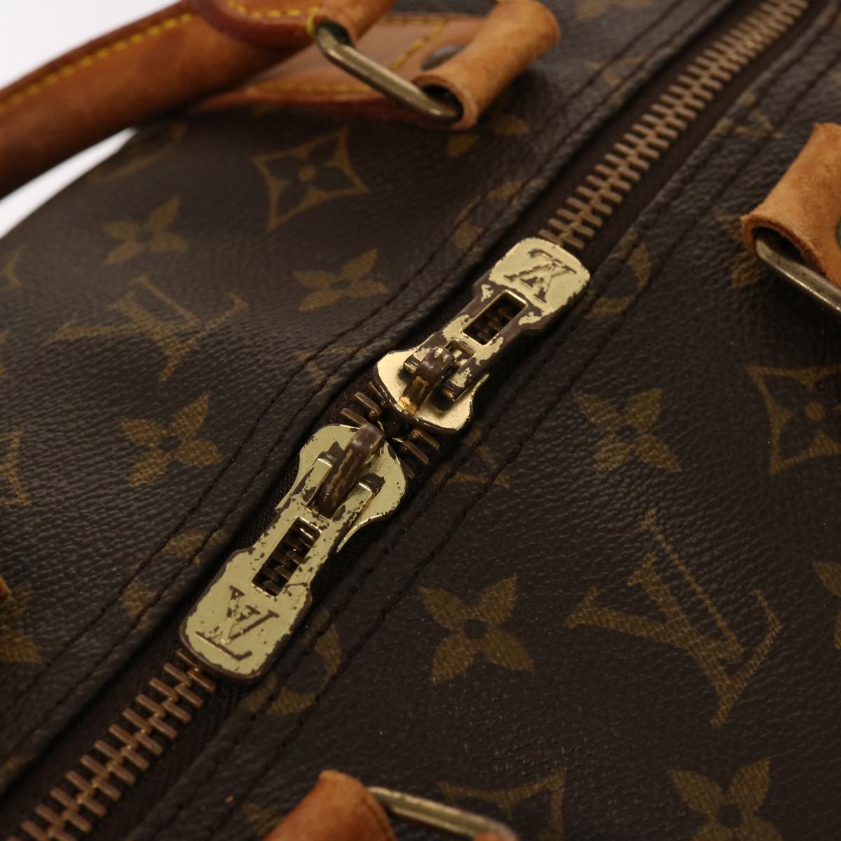 LOUIS VUITTON Monogram Keepall Bandouliere 55 Boston Bag M41414 LV 74178
