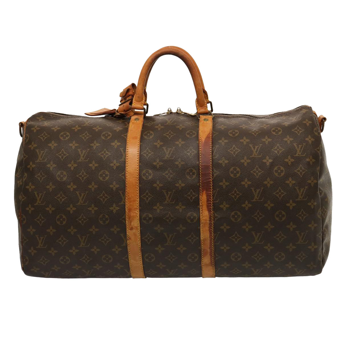 LOUIS VUITTON Monogram Keepall Bandouliere 55 Boston Bag M41414 LV 74178