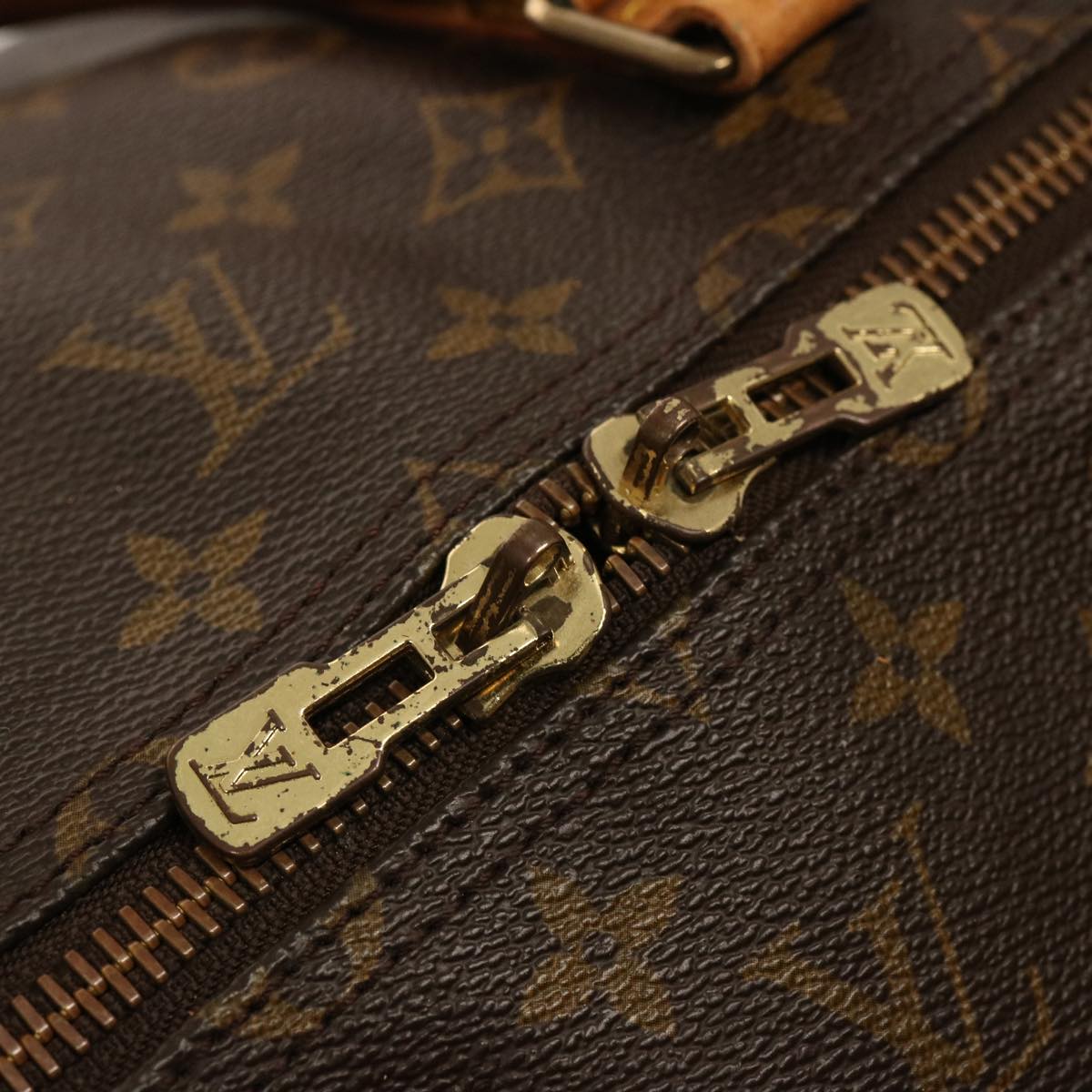 LOUIS VUITTON Monogram Keepall Bandouliere 55 Boston Bag M41414 LV 74178