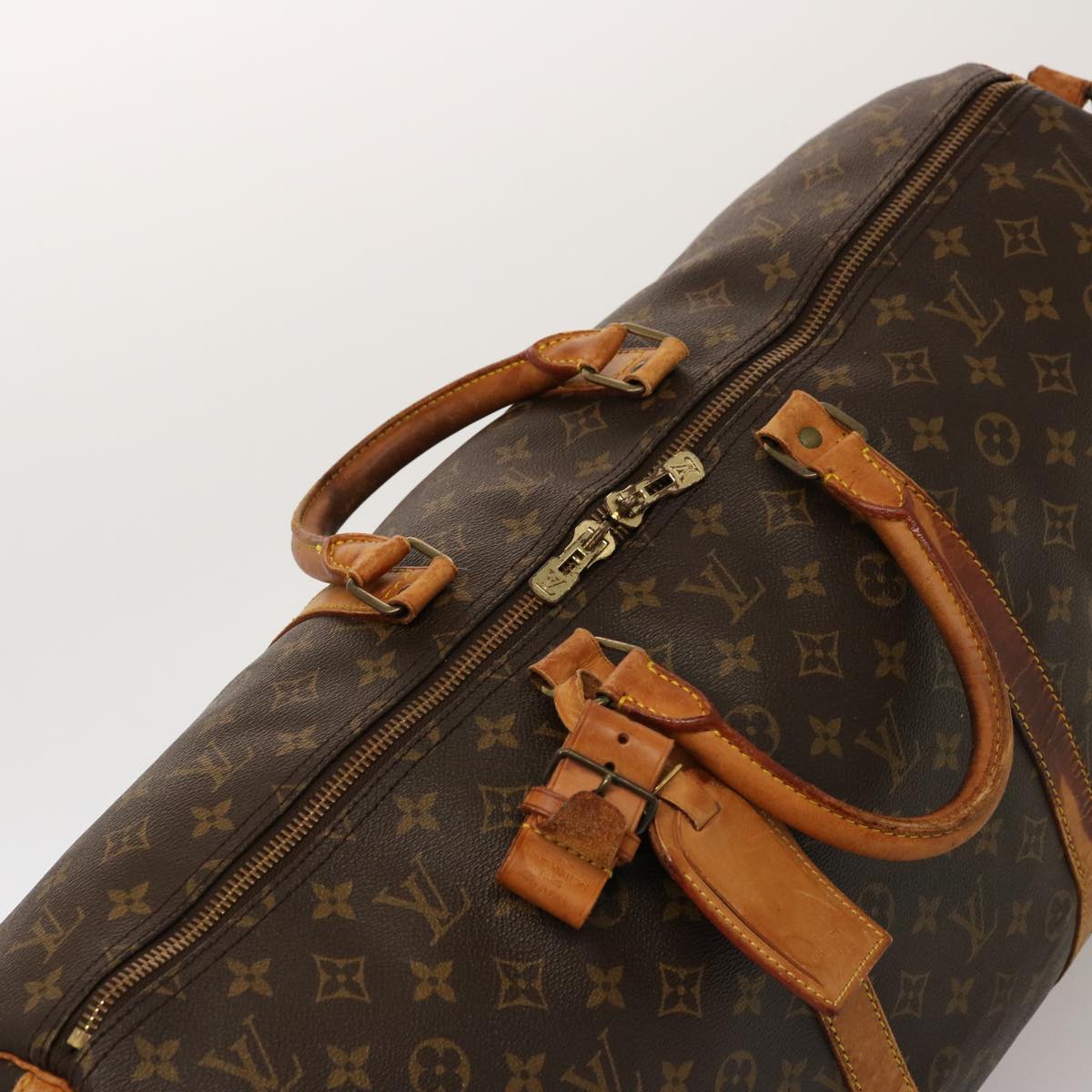 LOUIS VUITTON Monogram Keepall Bandouliere 55 Boston Bag M41414 LV 74178