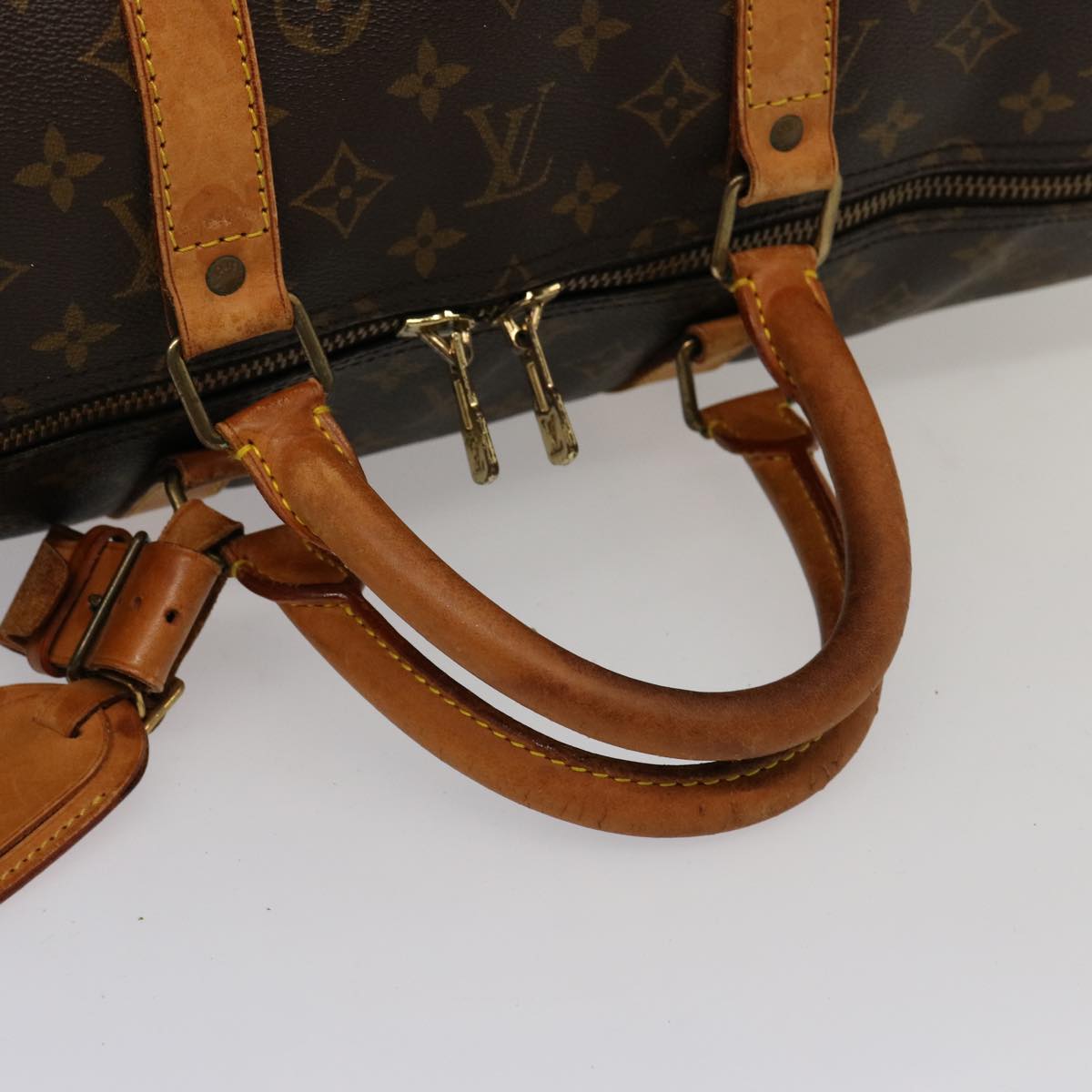 LOUIS VUITTON Monogram Keepall Bandouliere 55 Boston Bag M41414 LV 74178