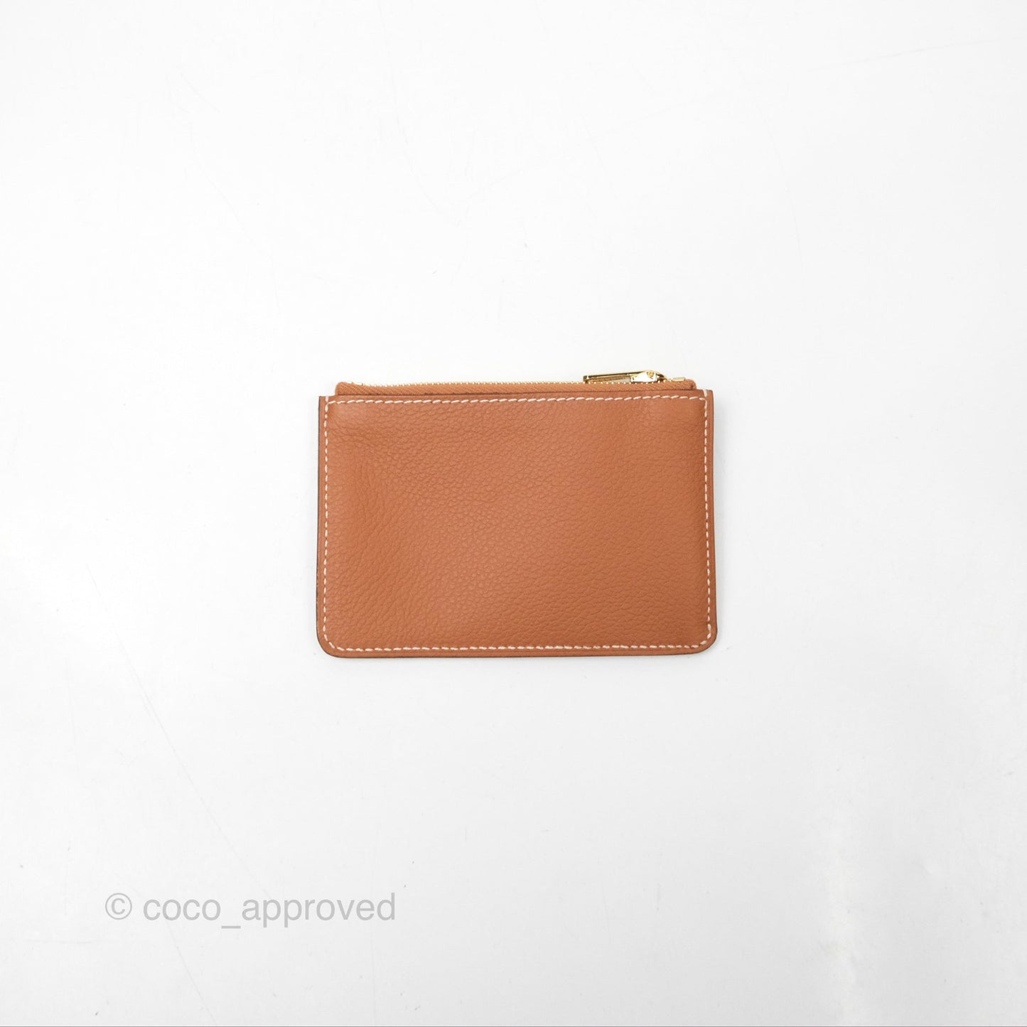 Hermès Roulis Slim Wallet Gold Evercolor Gold Hardware