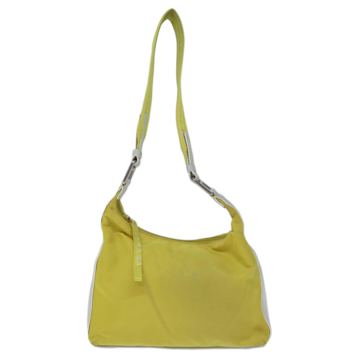 Luxury PradaShoulder Bag Nylon Yellow 74194