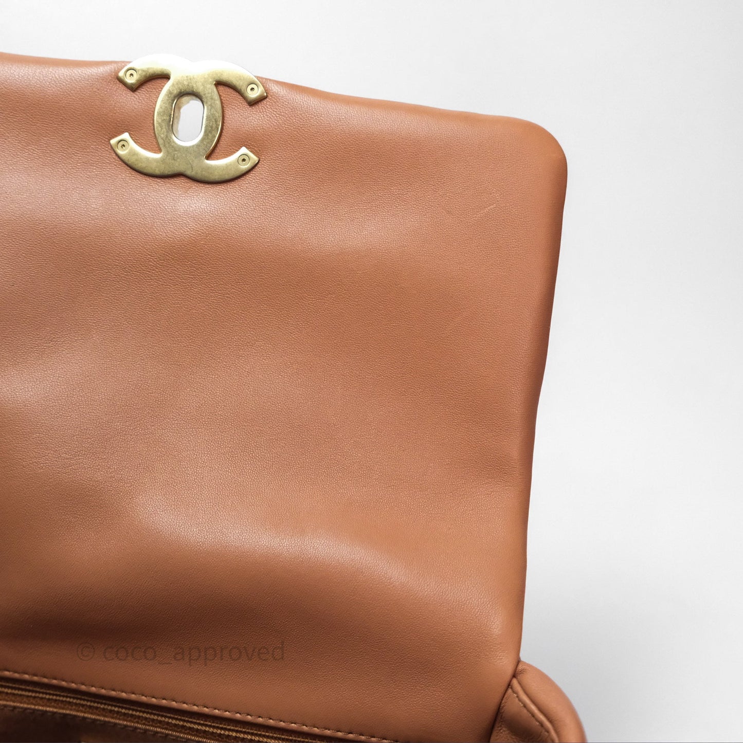Chanel 19 Small Caramel Mixed Hardware
