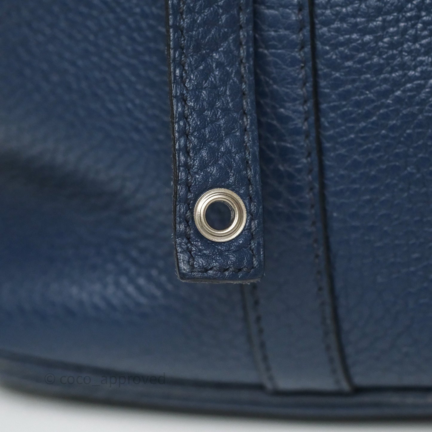 Hermès Picotin 22 Bleu Nuit 2Z Clemence Palladium Hardware