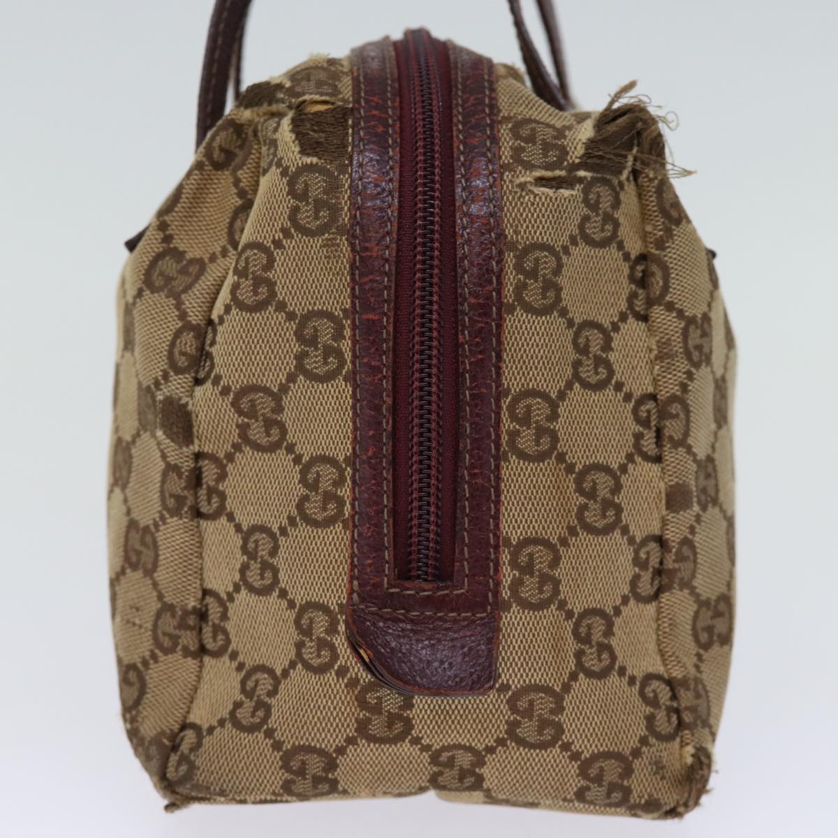 Luxury Gucci Trending 2025 GG Canvas Hand Pouch Beige 124542  74207