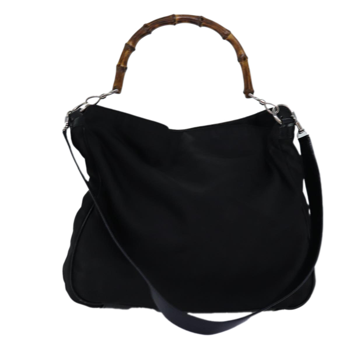 Luxury Gucci Trending 2025 Bamboo Hand Bag Nylon 2way Black 001 2058 1577 5  74234