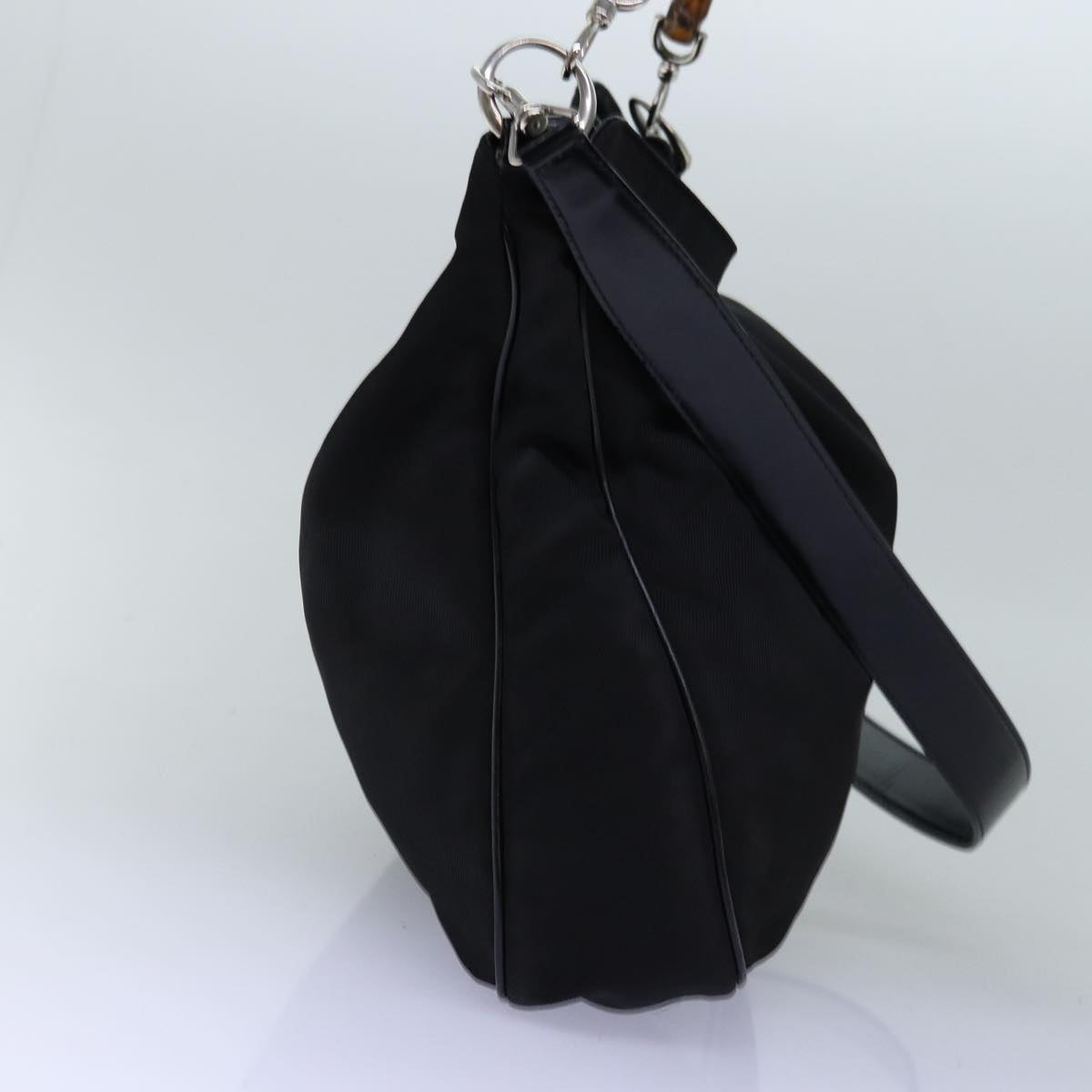 Luxury Gucci Trending 2025 Bamboo Hand Bag Nylon 2way Black 001 2058 1577 5  74234