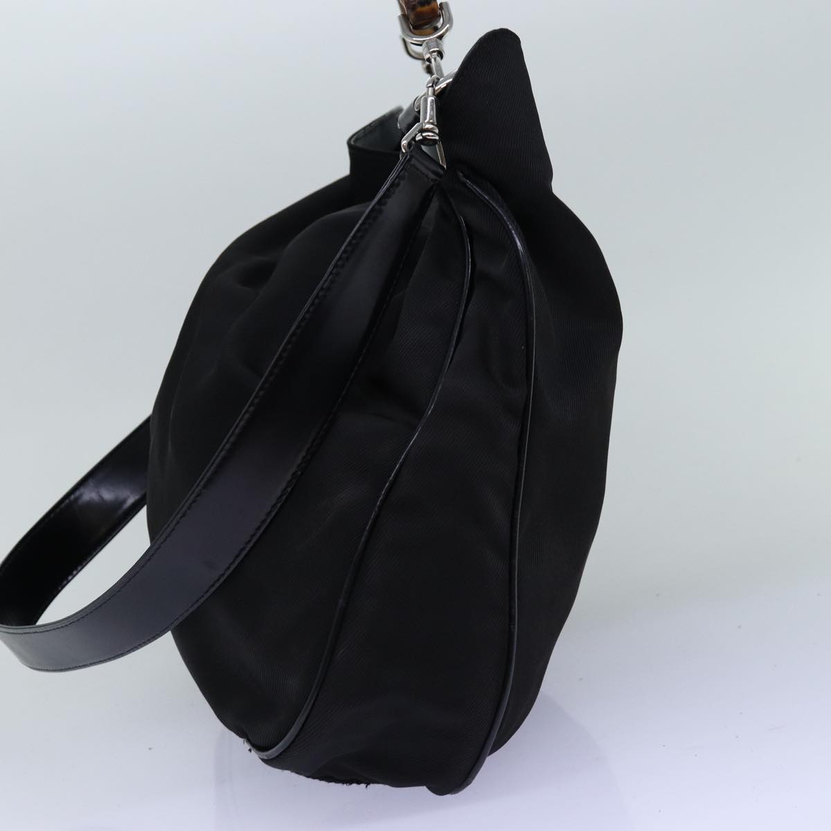 Luxury Gucci Trending 2025 Bamboo Hand Bag Nylon 2way Black 001 2058 1577 5  74234