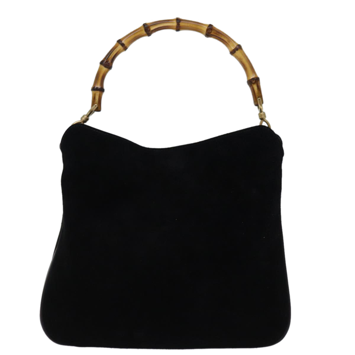 Luxury Gucci Trending 2025 Bamboo Shoulder Bag Suede 2way Black 001 1998 1638  74235