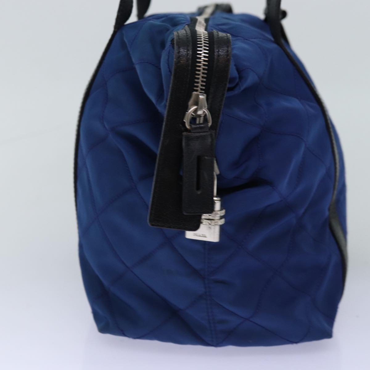 Luxury PradaTote Bag Nylon Blue 74236