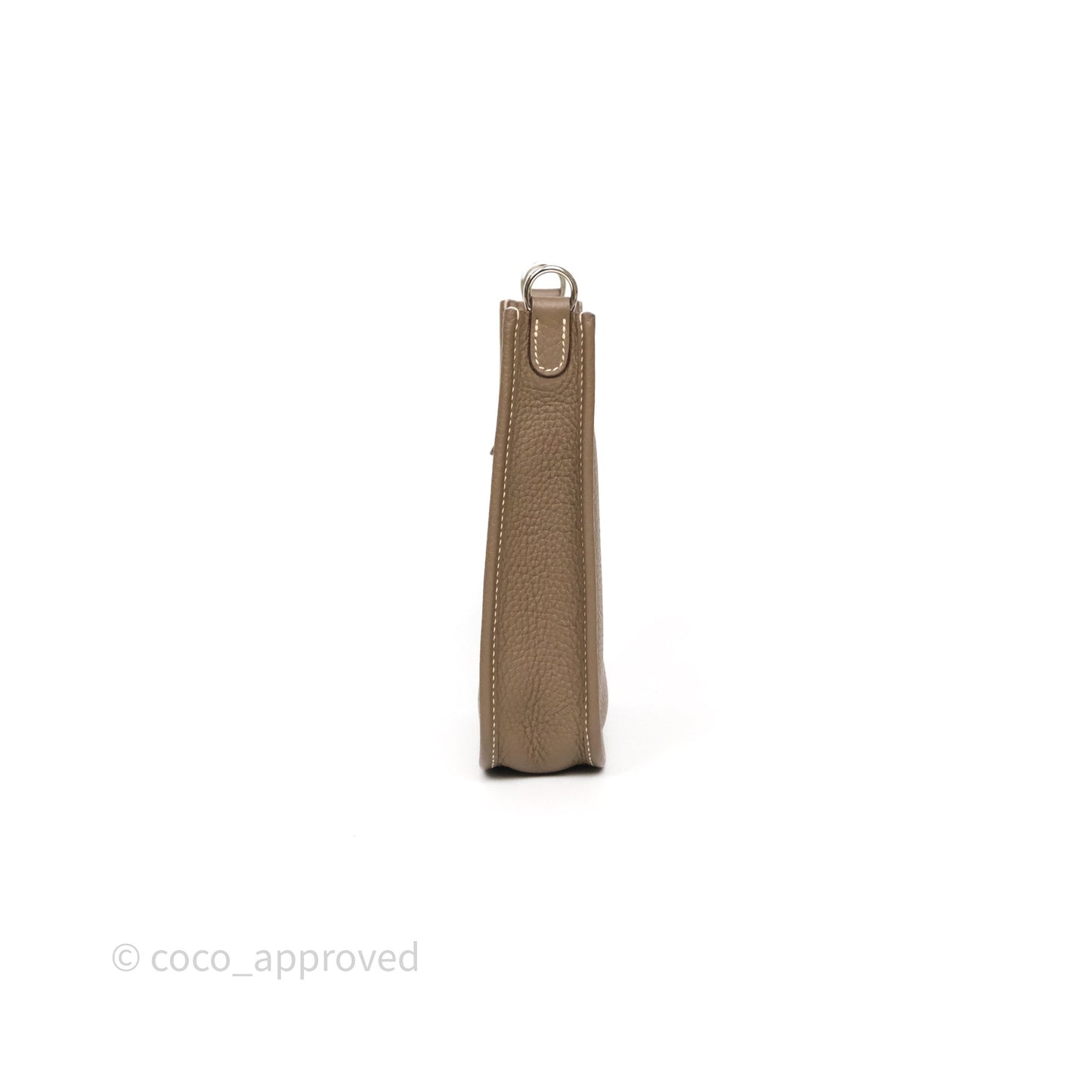 Hermès Mini Evelyne 16 Etoupe Clemence Palladium Hardware