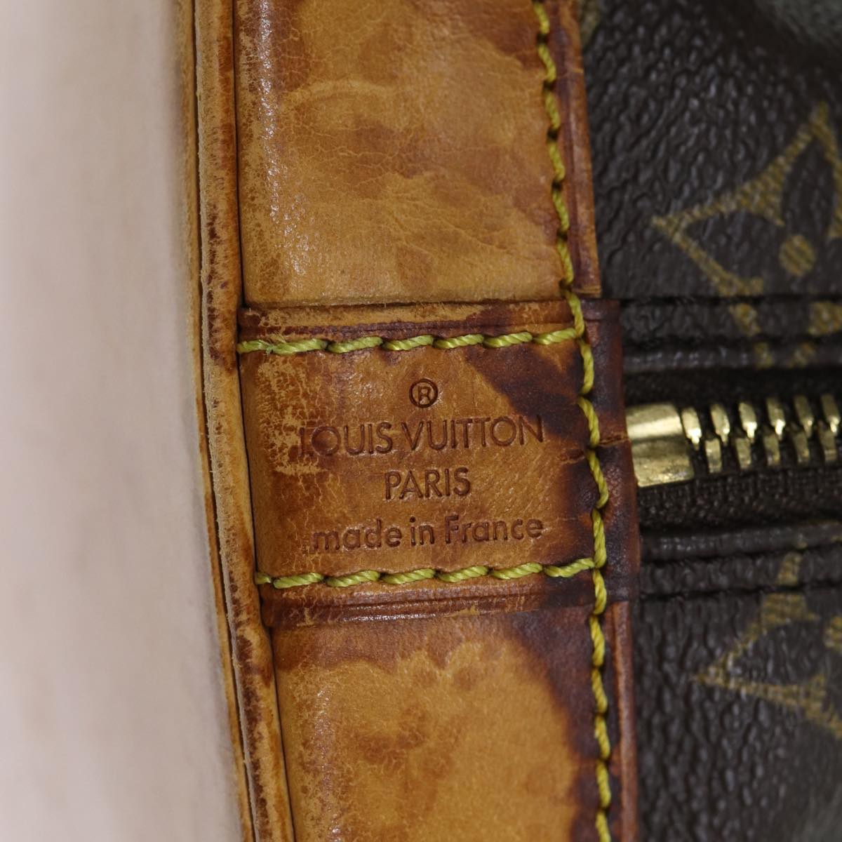 LOUIS VUITTON Monogram Alma Hand Bag M51130 LV 74250