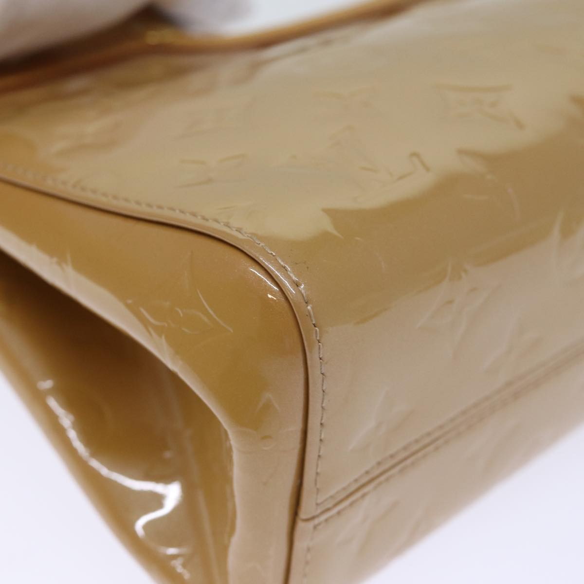 LOUIS VUITTON Monogram Vernis Roxbury Drive Hand Bag Noisette M91372 74252