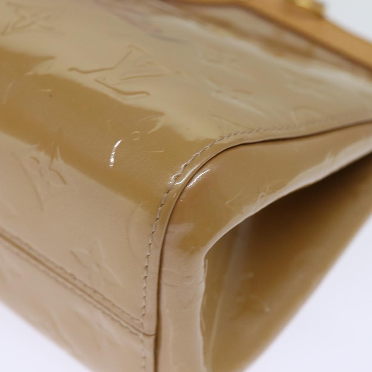 LOUIS VUITTON Monogram Vernis Roxbury Drive Hand Bag Noisette M91372 74252