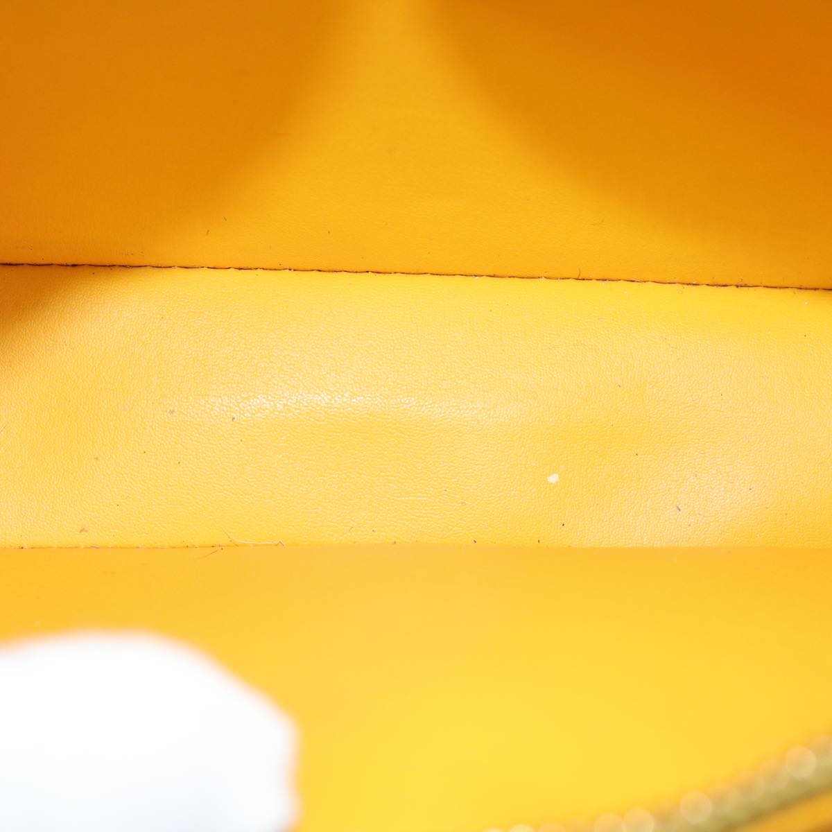 LOUIS VUITTON Monogram Vernis Christy MM Shoulder Bag Jaune M91108 LV 74268