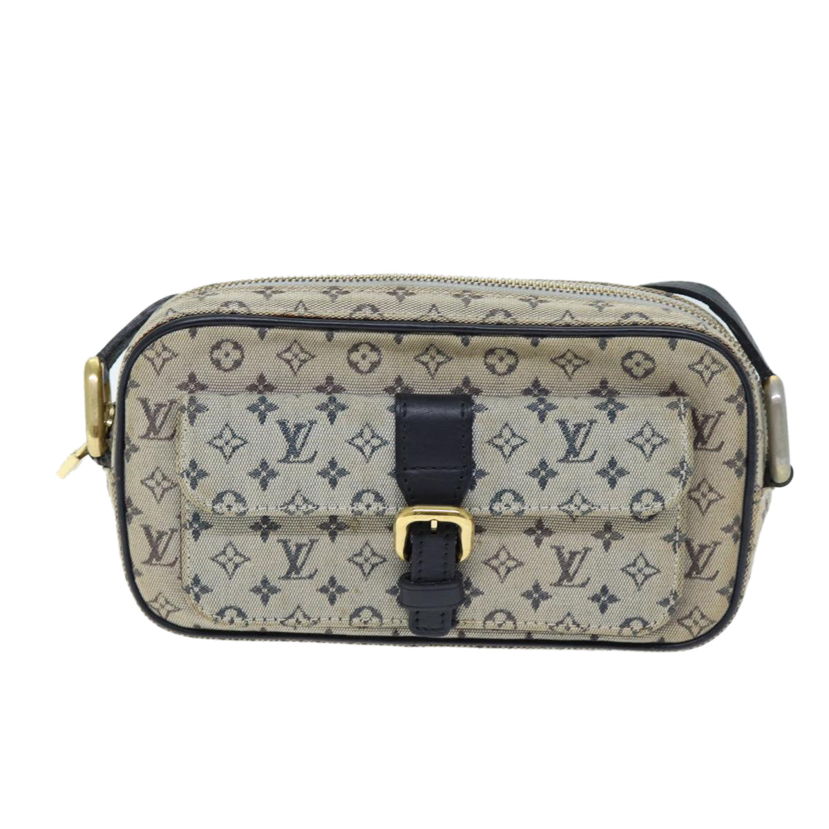 LOUIS VUITTON Monogram Mini Juliet MM Shoulder Bag Blue M92004 LV 74287