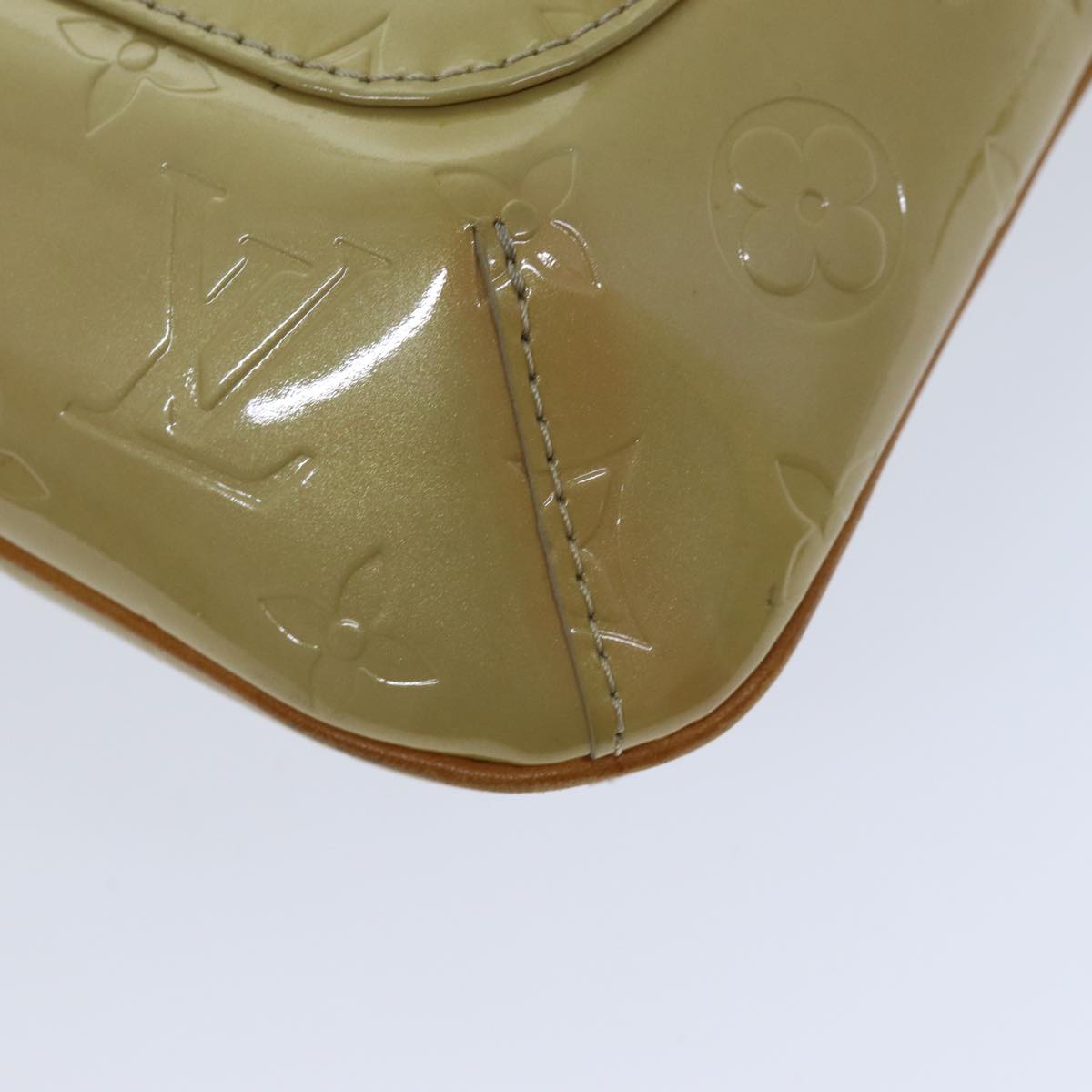 LOUIS VUITTON Monogram Vernis Thompson Street Bag Beige M91301 LV 74299
