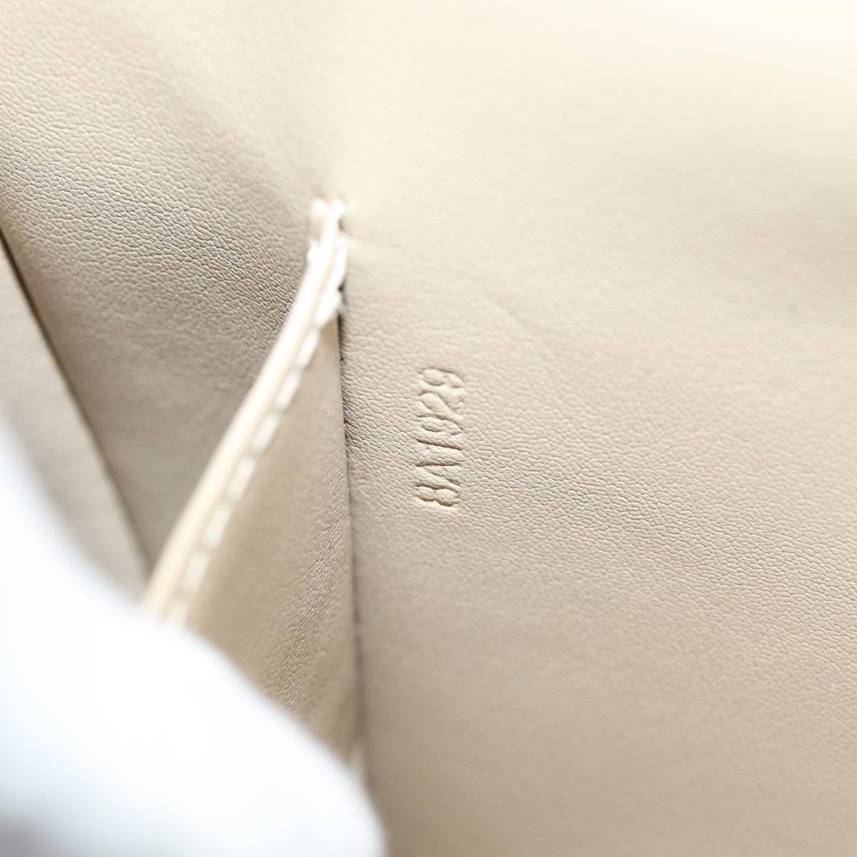 LOUIS VUITTON Monogram Vernis Thompson Street Bag Beige M91301 LV 74299
