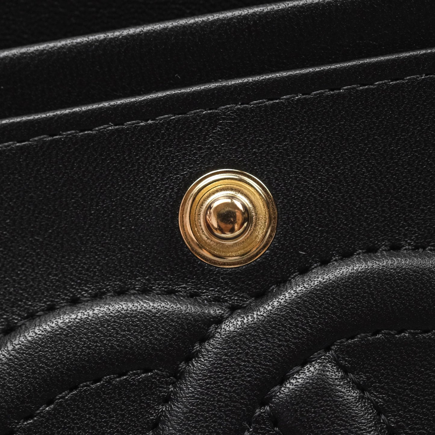 Chanel Classic M/L Medium Flap Quilted Black Lambskin Rose Gold Hardware