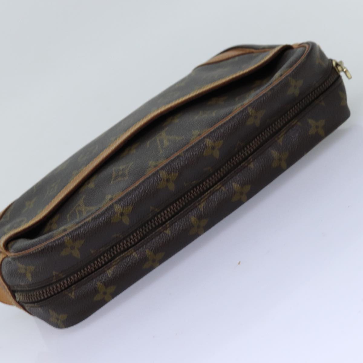 LOUIS VUITTON Monogram Compiegne 28 Clutch Bag M51845 LV 74302