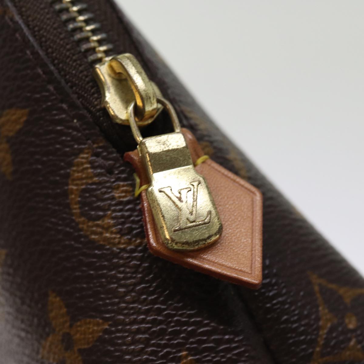 LOUIS VUITTON Monogram Pochette Cosmetic GM Cosmetic Pouch M47353 LV 74319