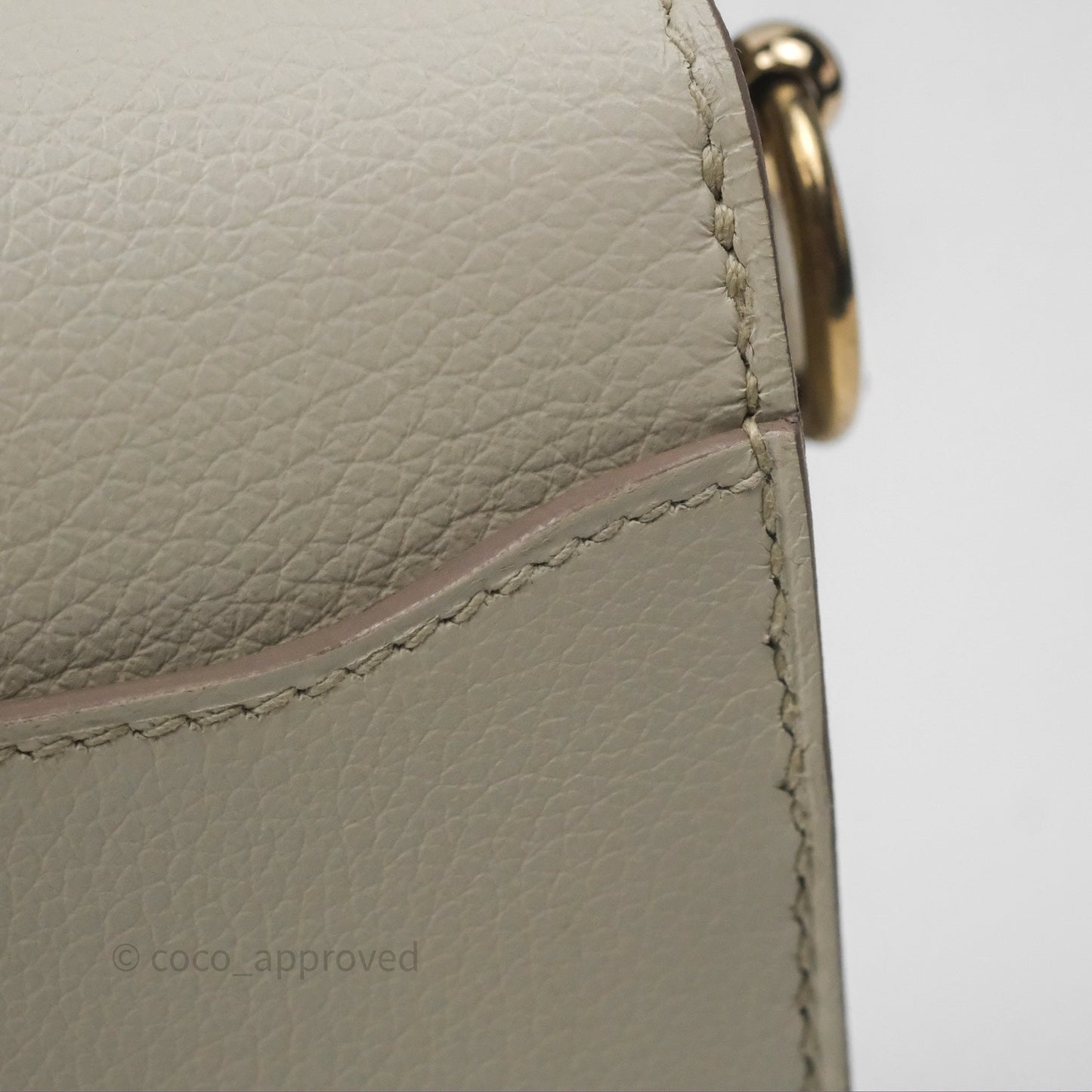 Hermès Roulis Mini 18 Beton 8L Evercolor Permabrass Hardware