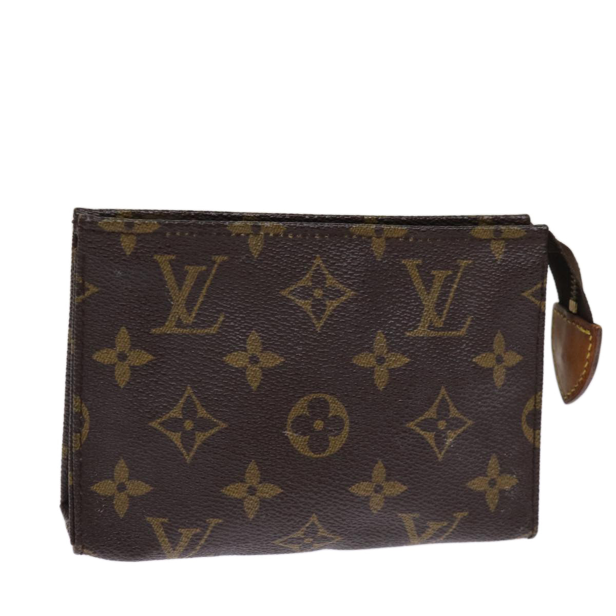 LOUIS VUITTON Monogram Poche Toilette 15 Pouch M47546 LV 74329