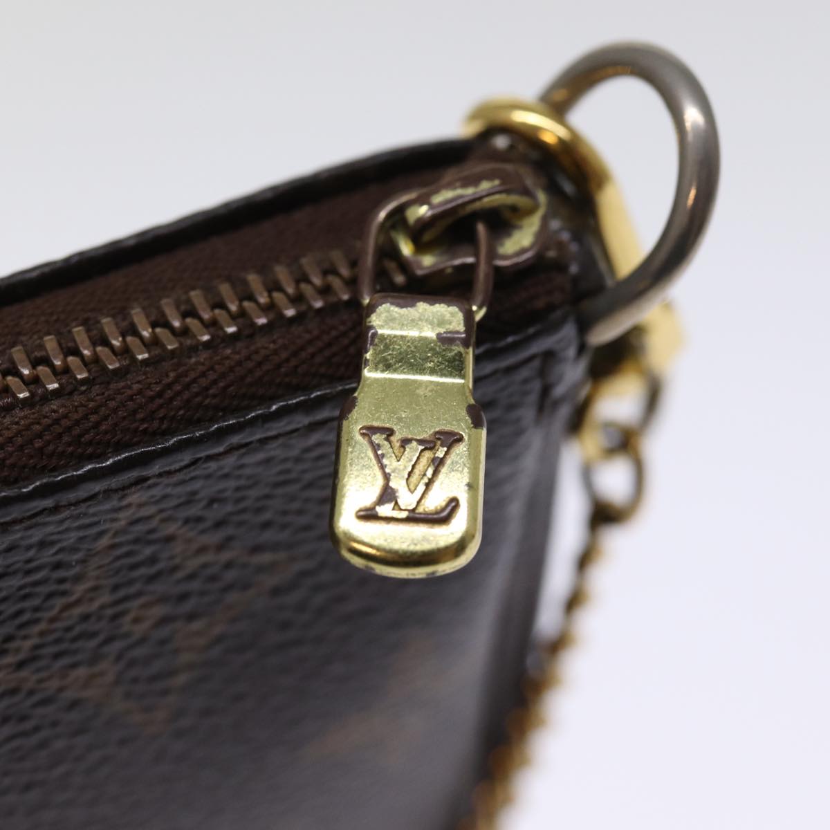 LOUIS VUITTON Monogram Mini Pochette Accessoires Pouch M58009 LV 74330