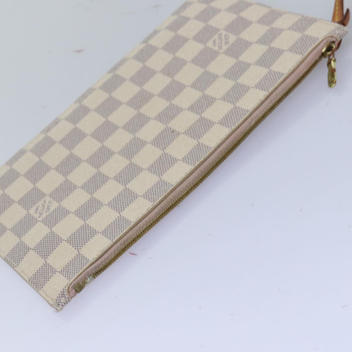LOUIS VUITTON Damier Azur Neverfull MM Tote Bag N41605 LV 74335