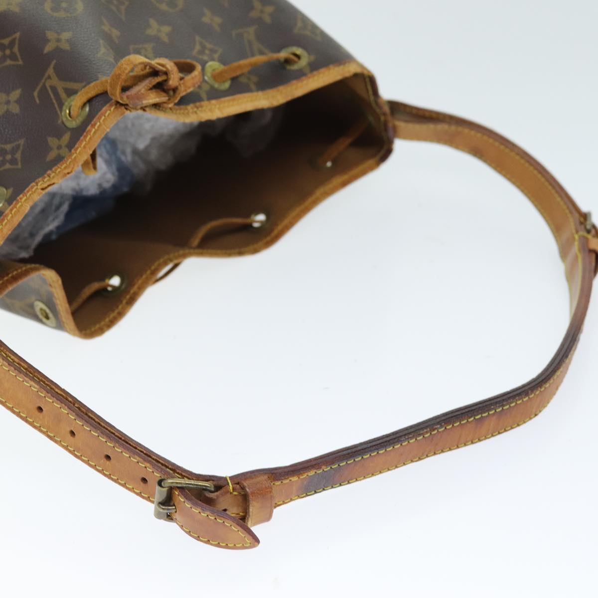 LOUIS VUITTON Monogram Petit Noe Shoulder Bag M42226 LV 74341