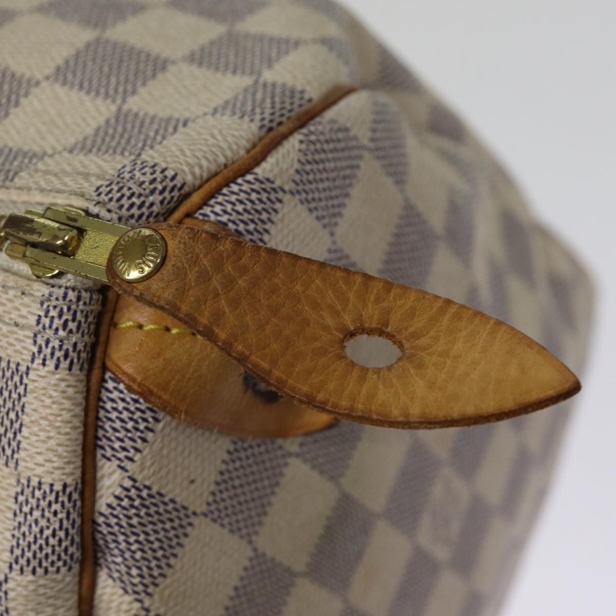 LOUIS VUITTON Damier Azur Speedy 30 Hand Bag N41533 LV 74345