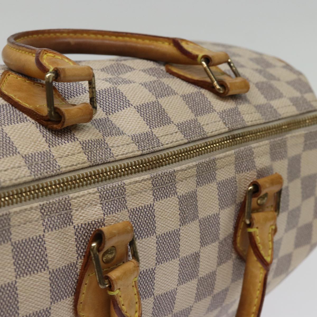 LOUIS VUITTON Damier Azur Speedy 30 Hand Bag N41533 LV 74345