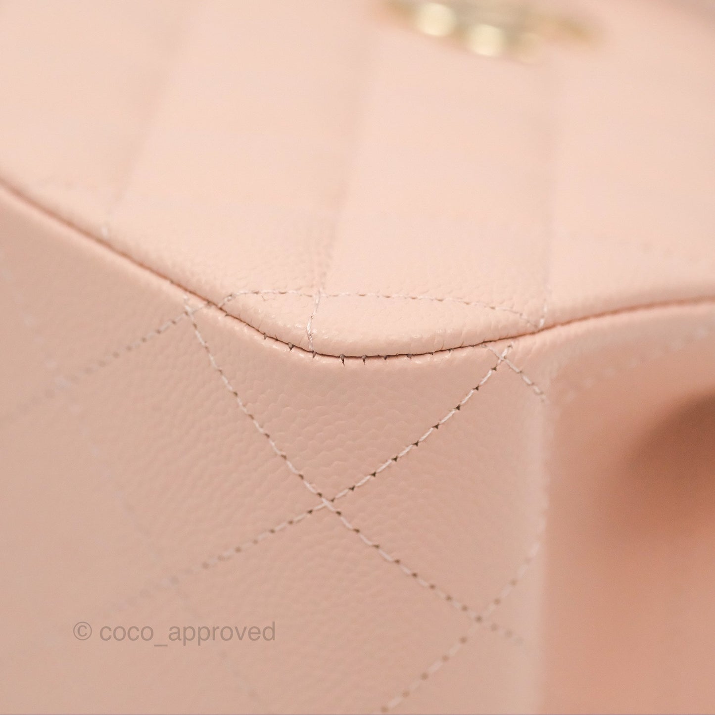 Chanel Mini Bucket Tote Pink Caviar Gold Hardware 22S