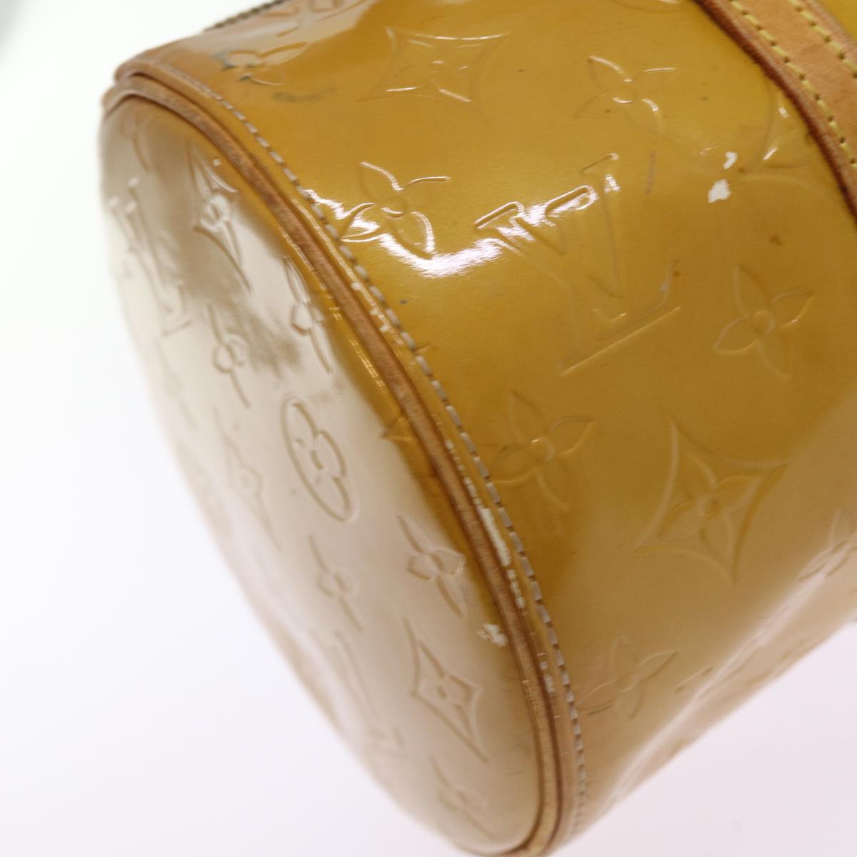 LOUIS VUITTON Monogram Vernis Bedford Hand Bag Beige M91006 LV 74366