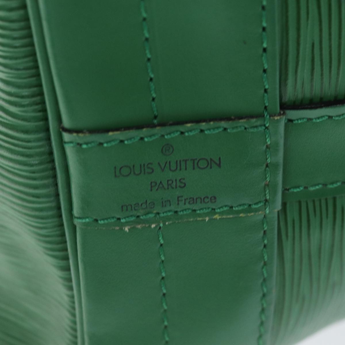 LOUIS VUITTON Epi Noe Shoulder Bag Green M44004 LV 74374