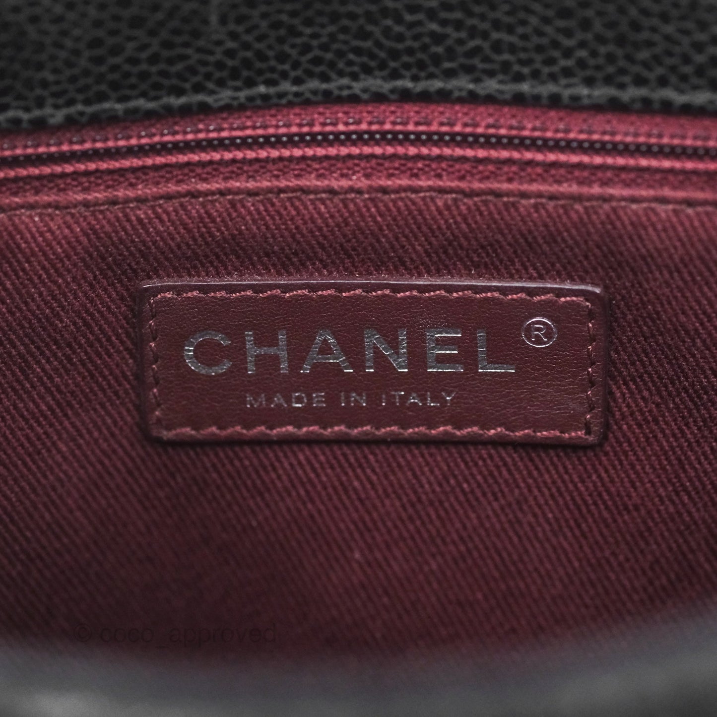 Chanel Quilted Single Flap Bag Soft Caviar Black Ruthenium Hardware