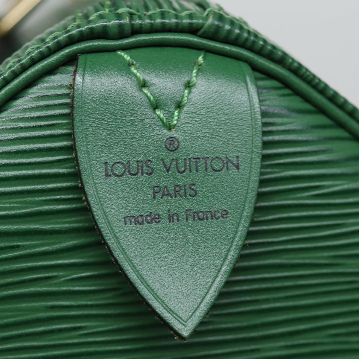 LOUIS VUITTON Epi Speedy 25 Hand Bag Borneo Green M43014 LV 74382